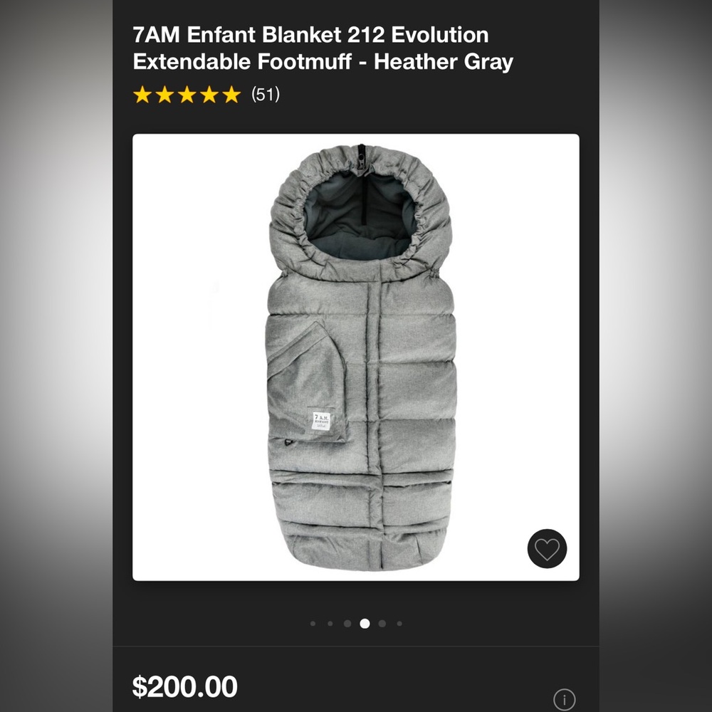 7Am Enfant blanket 212 evolution footmuff